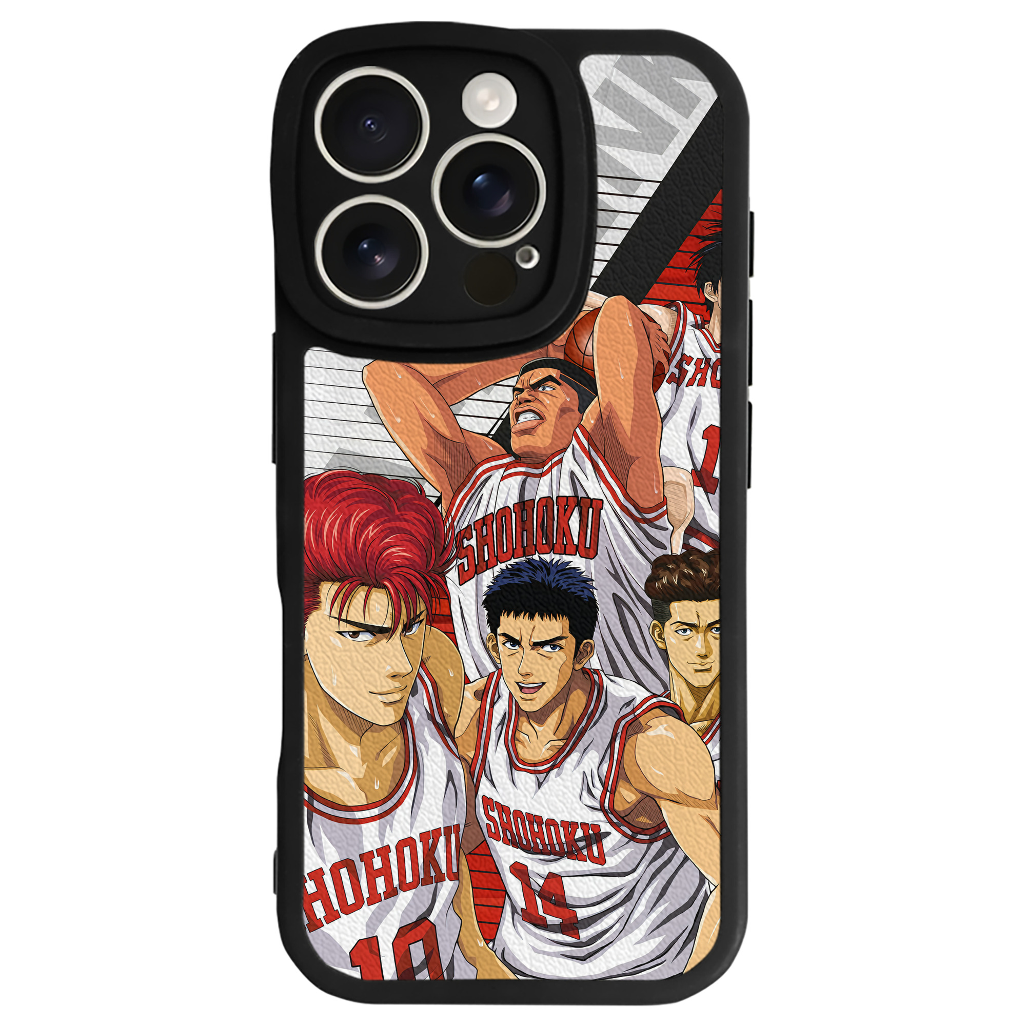 （画像用） SLAM DUNK／スラムダンク 【iPhone 16シリーズ対応】シリコンスマホケース（レザー調） 材質：シリコン